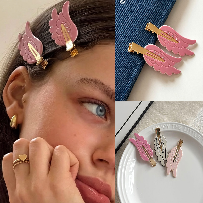 Women'S Vanity Accessories - مشابك شعر بتصميم أجنحة لطيفة، مشابك