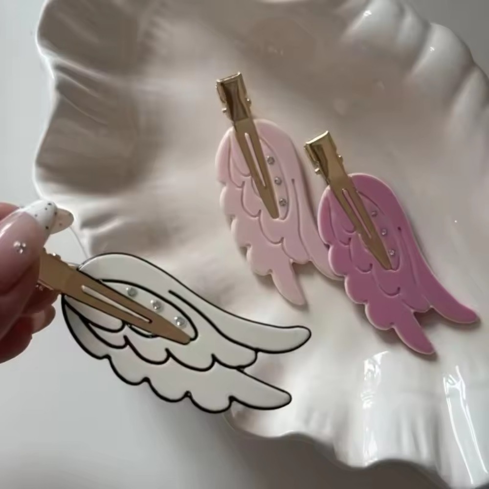 مشبك شعر بتصميم أجنحة لطيفة، د - مراجعة Women'S Vanity Accessories وسعره