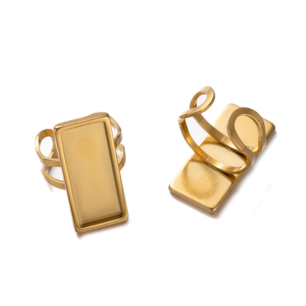 4 قطعة الفولاذ المقاوم للصدأ ا - مراجعة Ring Set Adjustable وسعره