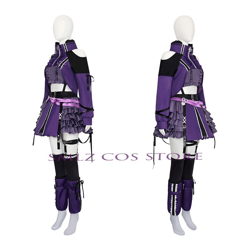 زي تنكري نسائي بنفسجي لشخصية ه - مراجعة Women'S Anime Accessories وسعره