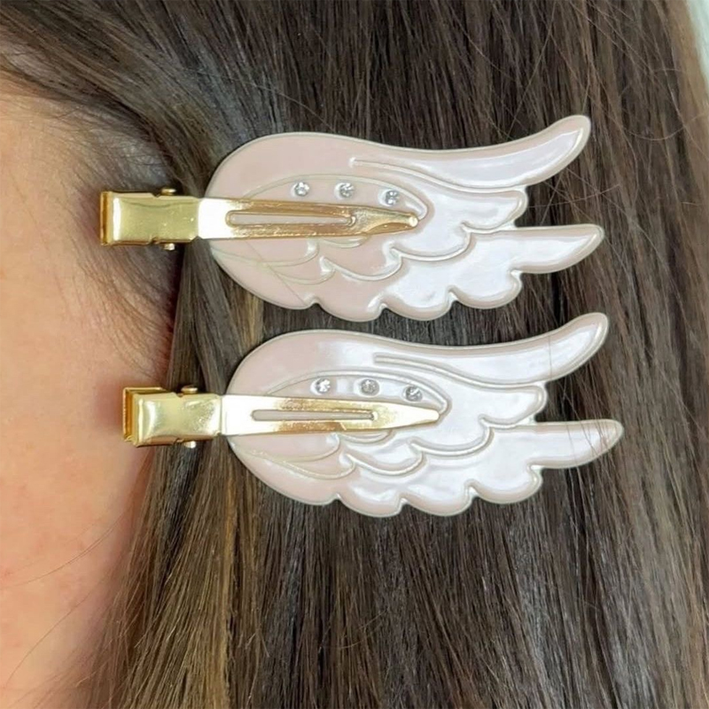 1/2 قطعة دبوس الشعر أجنحة لطيف - مراجعة Women'S Vanity Accessories وسعره