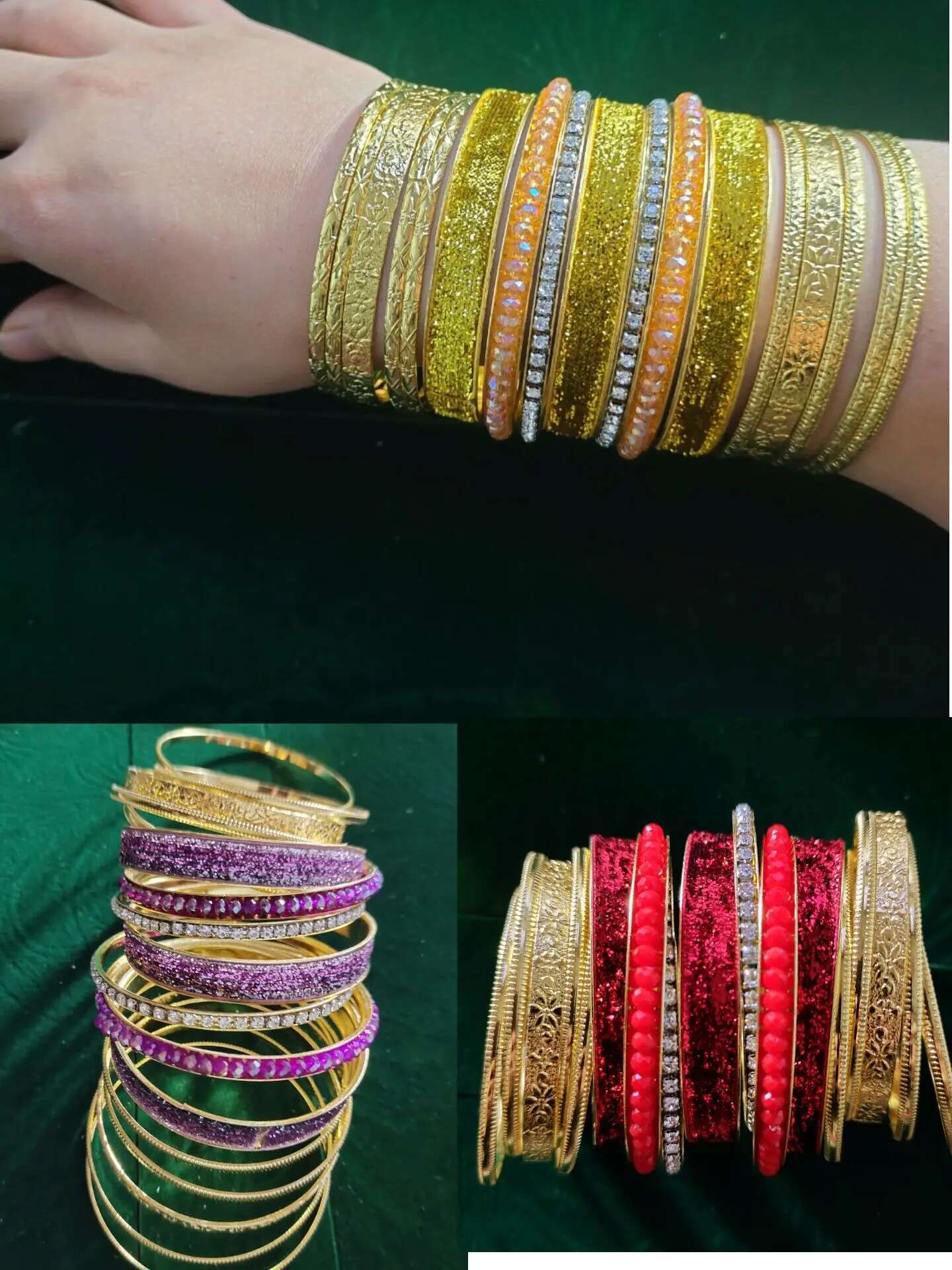 الرقص الهندي متعدد حلقة سوار د - مراجعة Women Accessories India وسعره