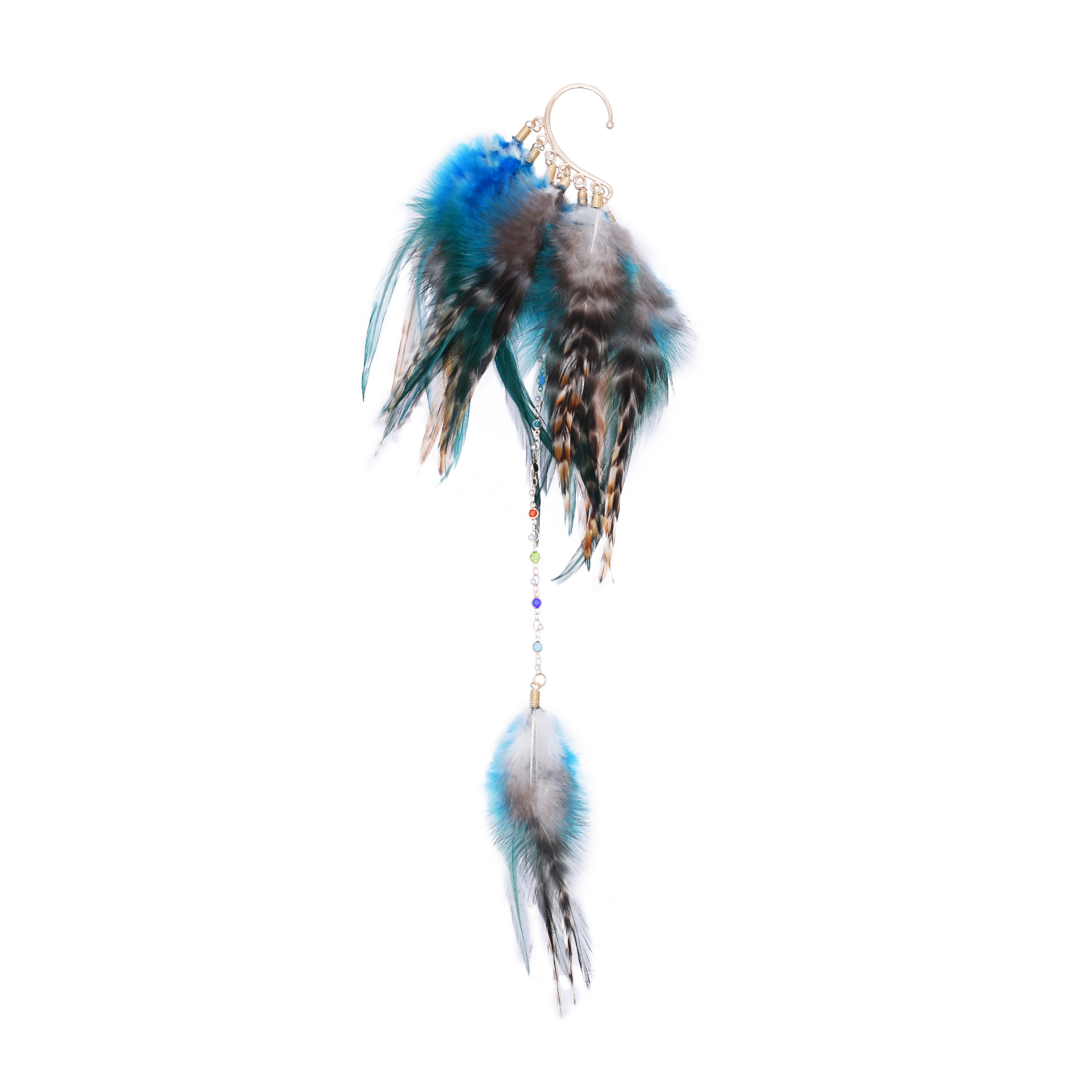 البوهيمي العرقية نمط ريشة إسقا - مراجعة Women Accessories India وسعره