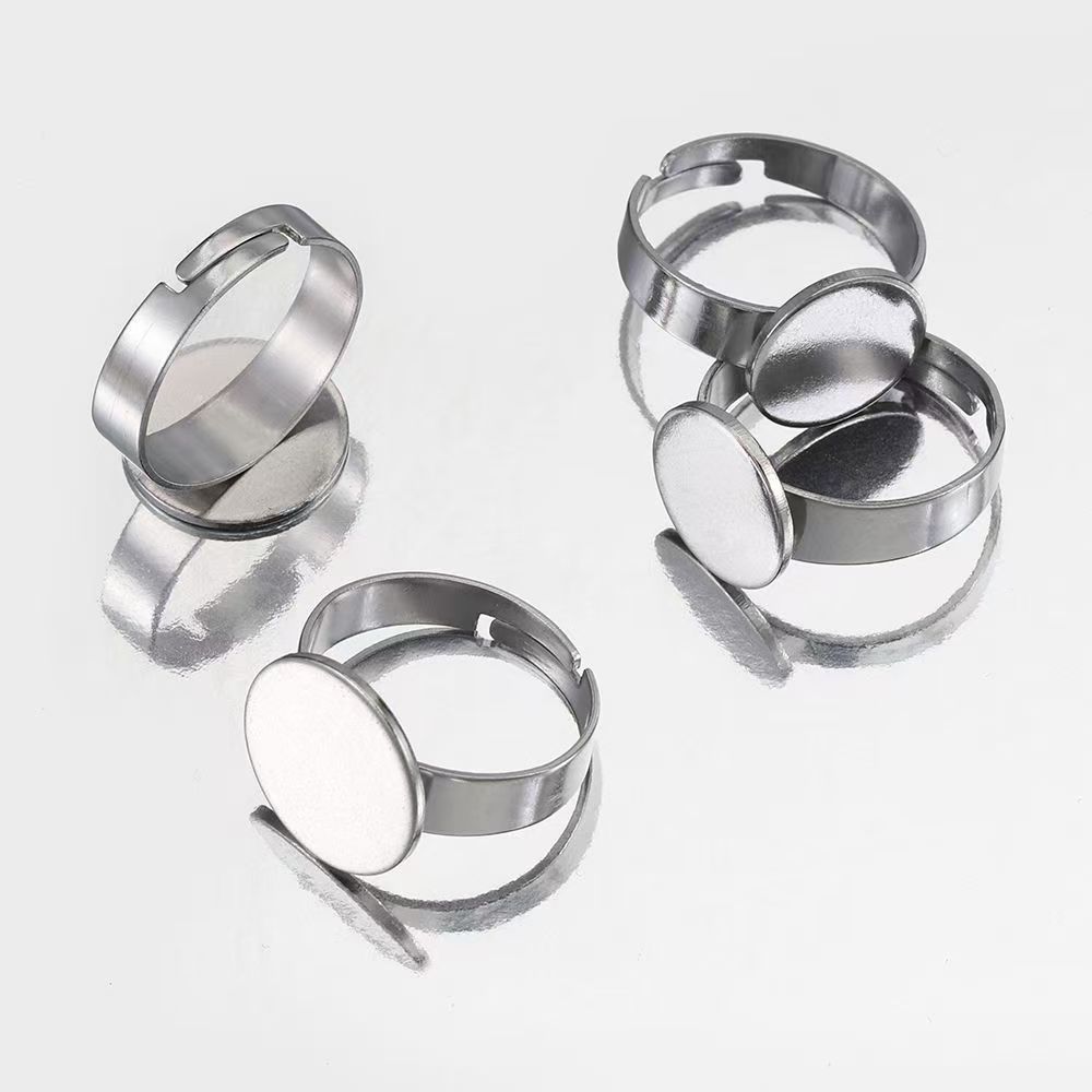 10 قطع من الخواتم الفولاذية ال - مراجعة Ring Set Adjustable وسعره