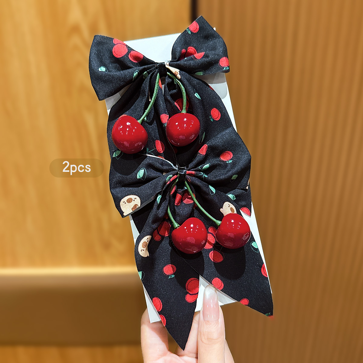 2 مشبك شعر على شكل فيونكة من ا - مراجعة Women'S Affordable Accessories وسعره