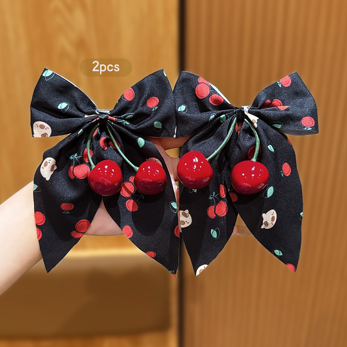 2 مشبك شعر على شكل فيونكة من ا - مراجعة Women'S Affordable Accessories وسعره