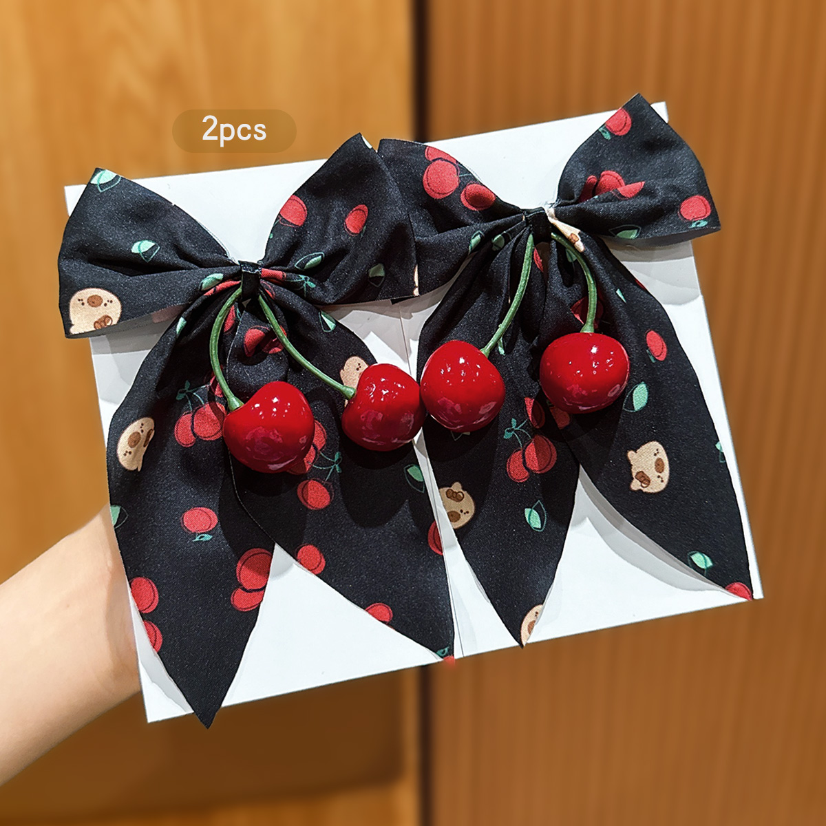 2 مشبك شعر على شكل فيونكة من ا - مراجعة Women'S Affordable Accessories وسعره